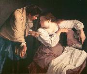 Orazio Gentileschi Martha tadelt ihre Schwester Maria Spain oil painting artist